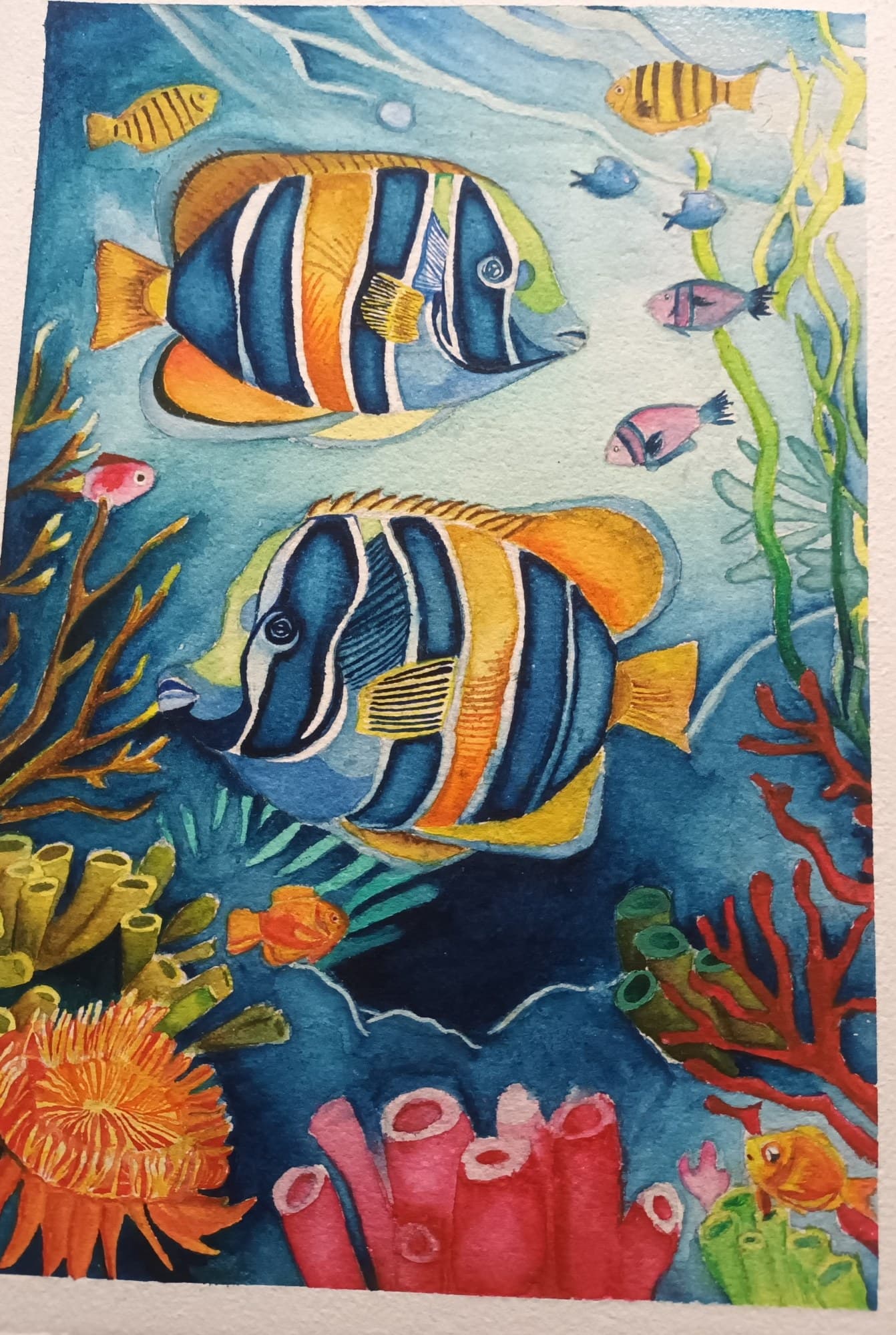 Watercolour painting